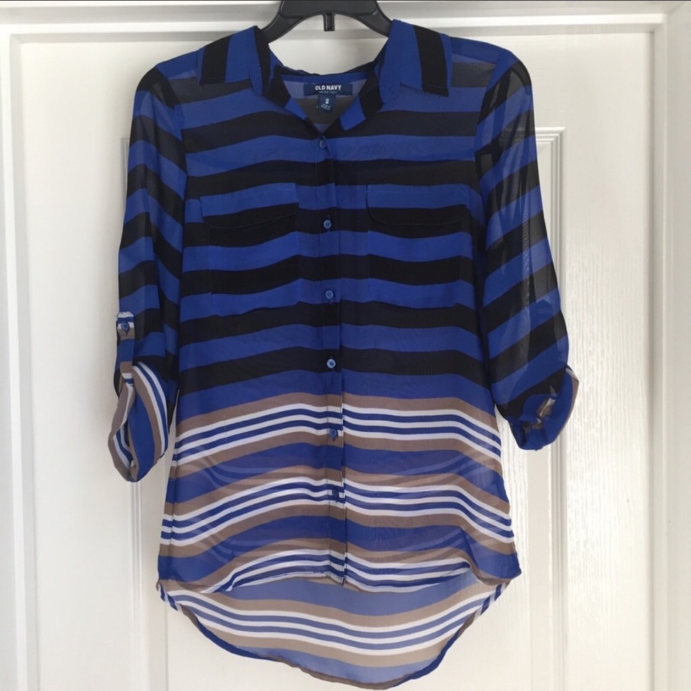 Old Navy Striped Blouse